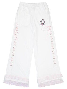NEW ACDC RAG X Hanyo Usagi Chax Bunny White Pants